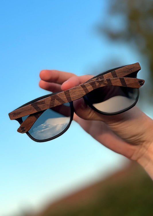 Eyewood | Engraved wooden sunglasses - Viking Runes - Suomi-0