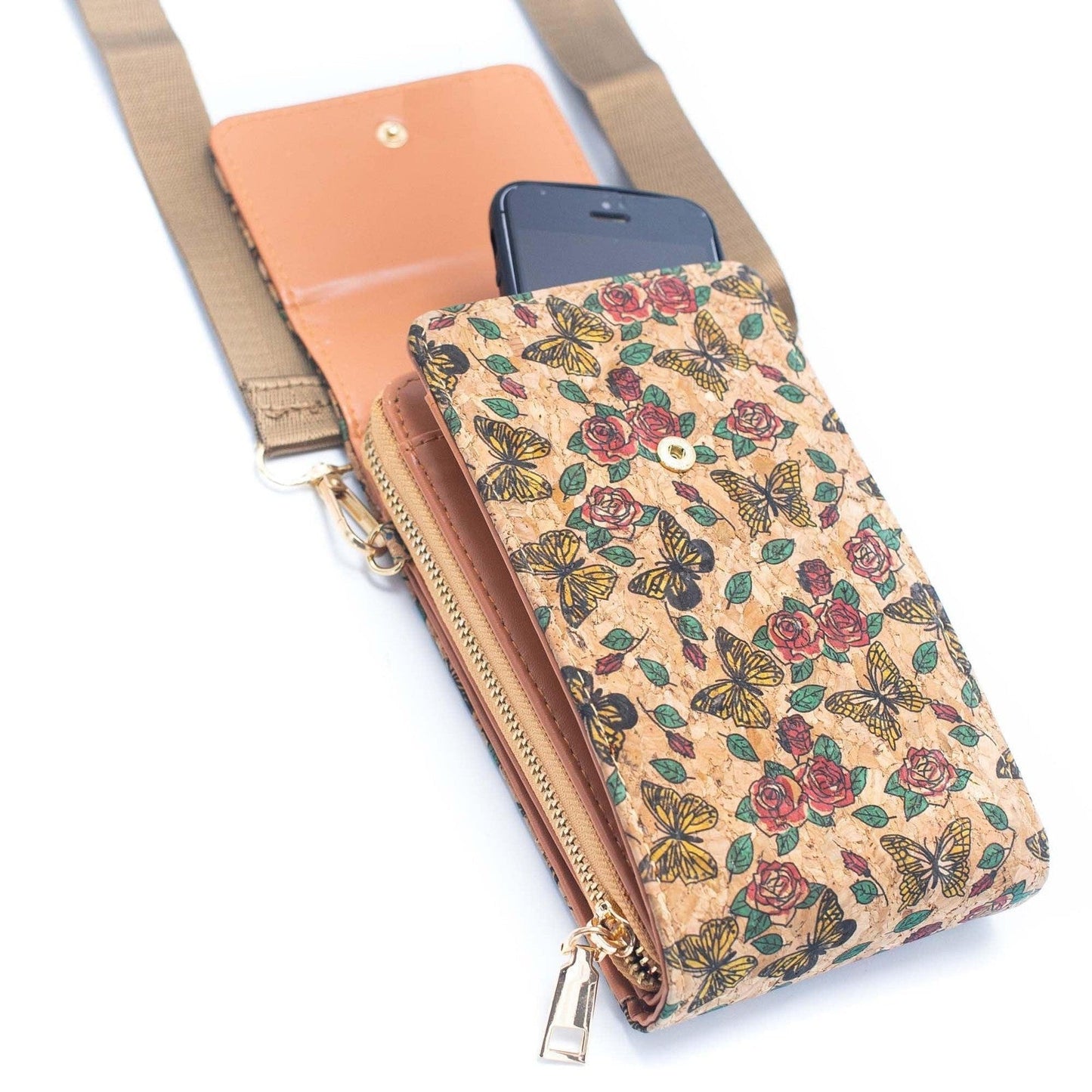 Natural Cork Mobile Phone Bag BAGD-411-3