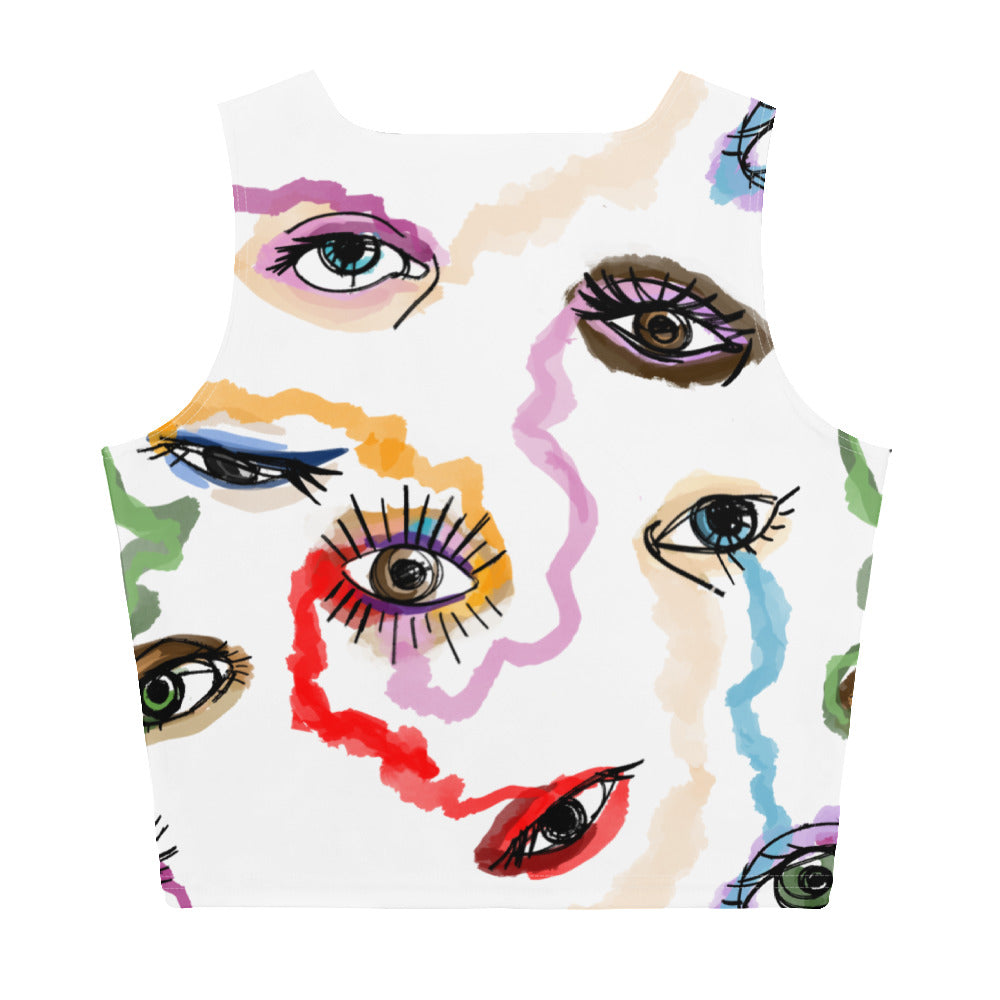 Colored Eyes - Crop-Top-Crop Tops-linaliva.de