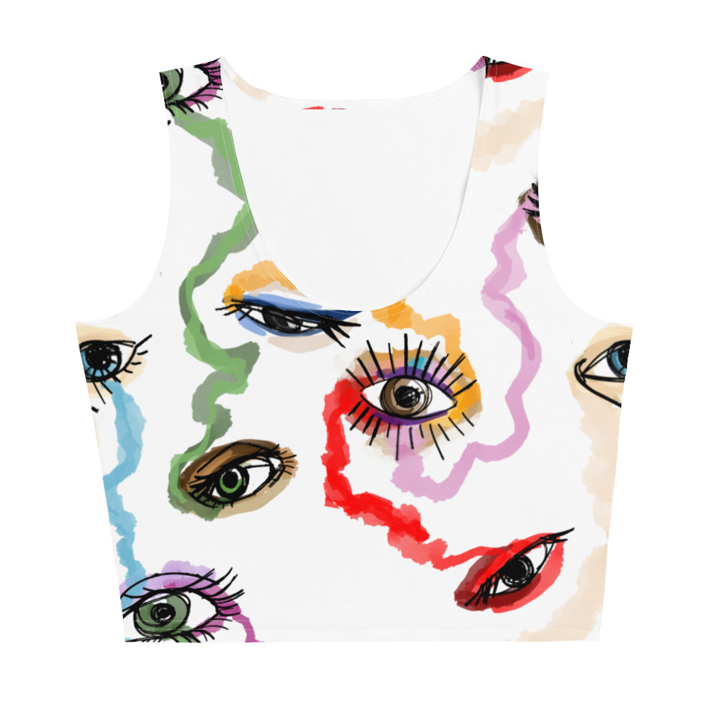 Colored Eyes - Crop-Top-Crop Tops-linaliva.de