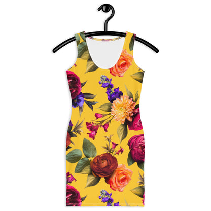 Floral Burst - Bodycon Kleid