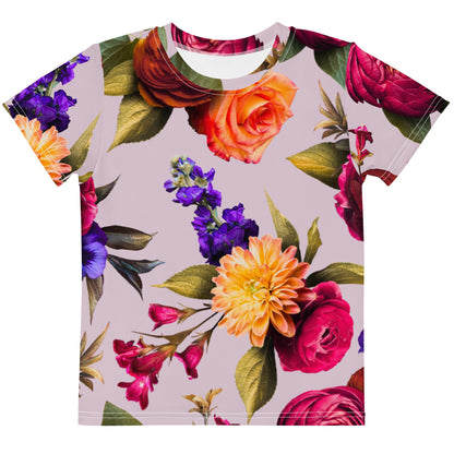 Floral Burst - T-Shirt mit Rundhalsausschnitt für Kinder