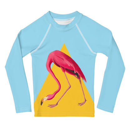 Funky Flamingo - Surfshirt für Babies & Kinder - UV-Shirt - Langarm Badeshirt