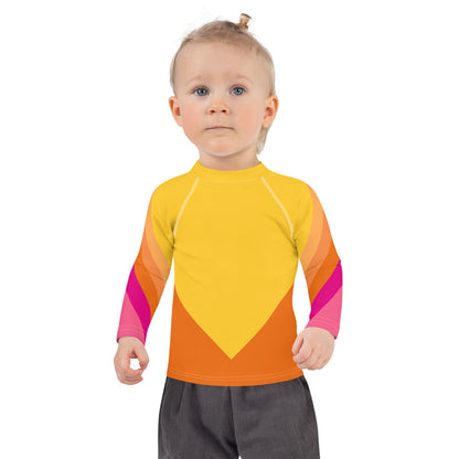 Hero -  - Surfshirt für Babies & Kinder - UV-Shirt - Langarm Badeshirt - yellow/pink/orange