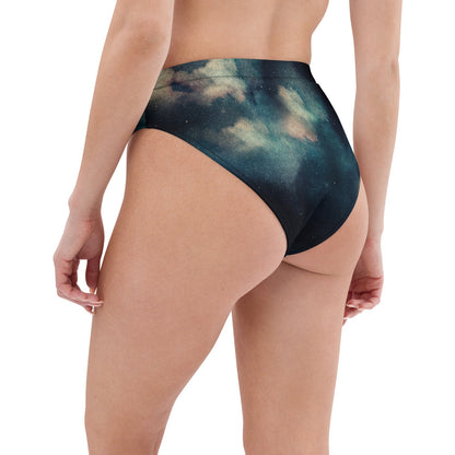 Moonlight Swimmer - Recyceltes Bikinihöschen mit hoher Taille