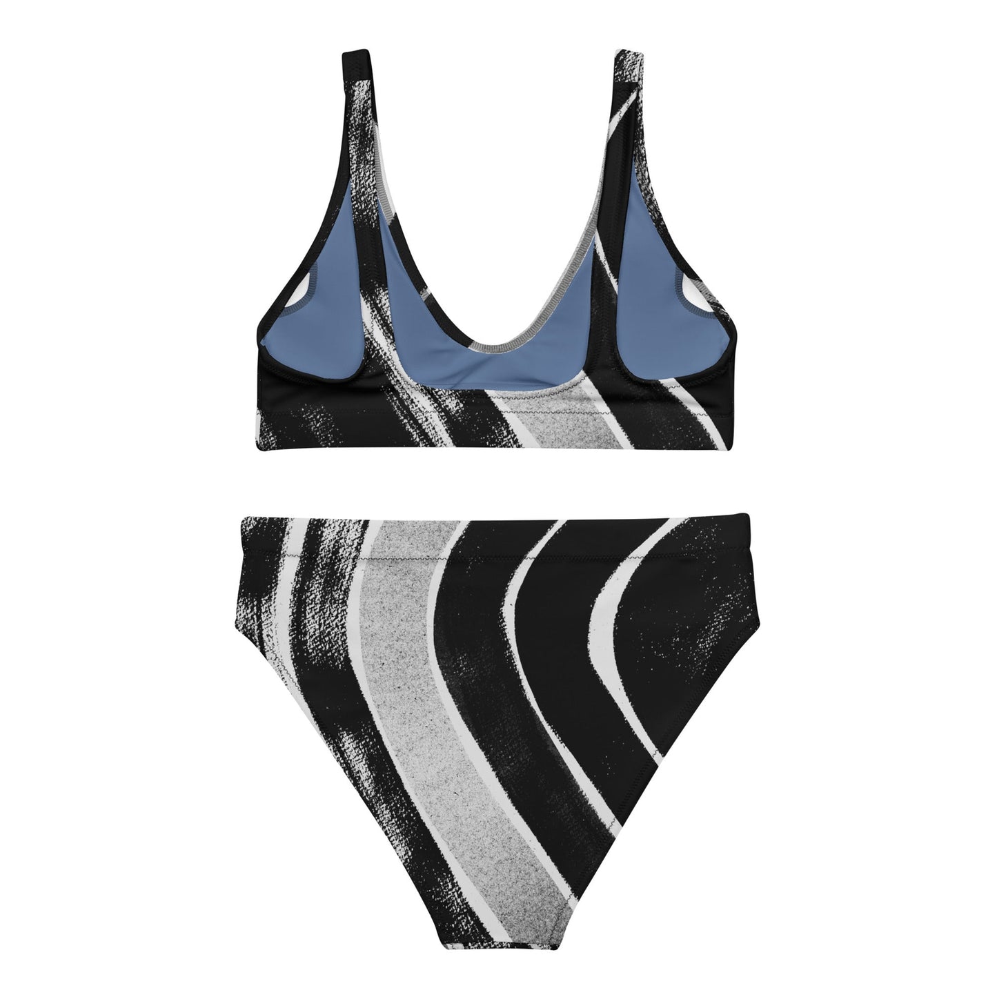 Curves Black - Recycelter Bikini mit hoher Taille-recycelte Bikinis-linaliva.de