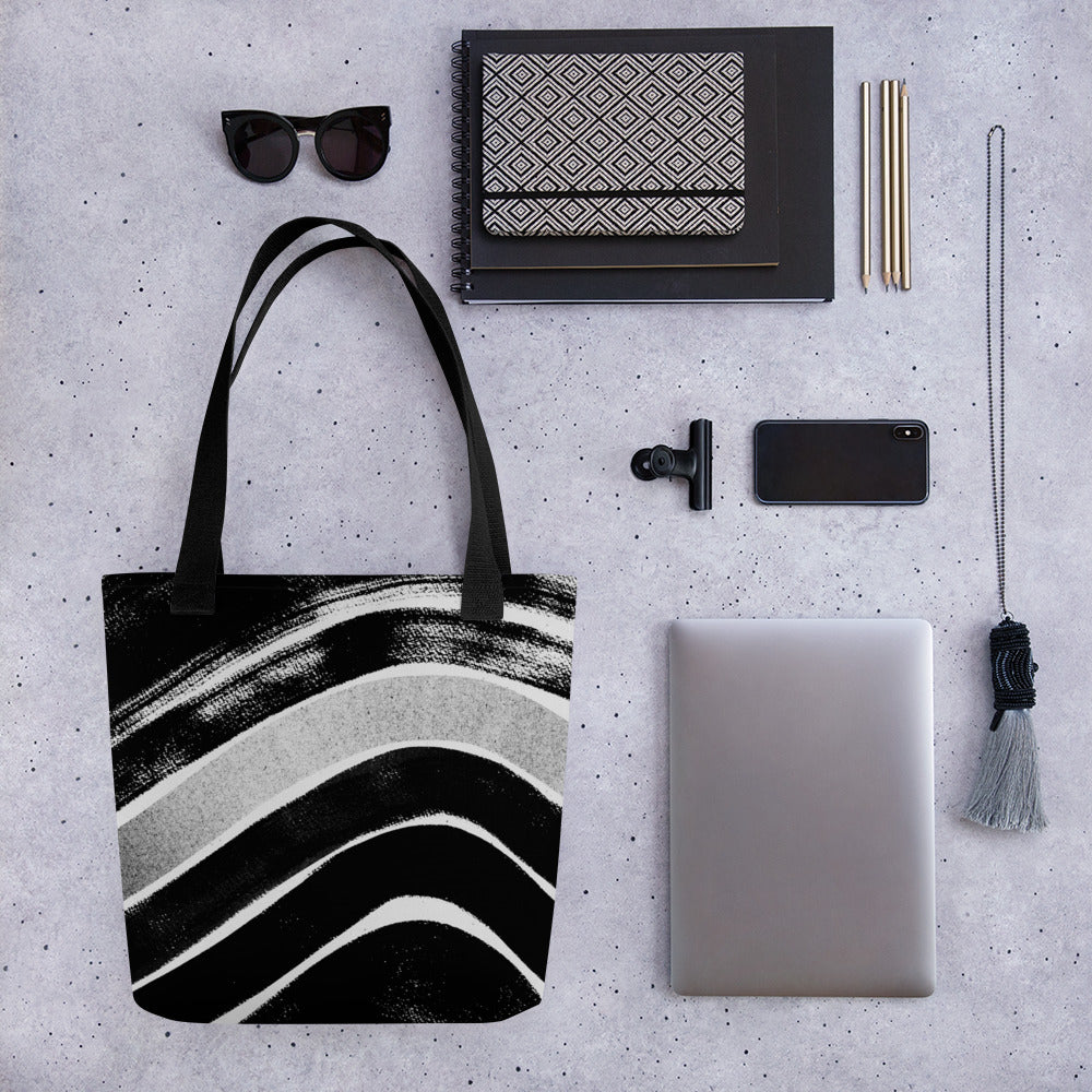 Curves Black - Stoffbeutel - Tote-Shopping Bags & Totes-linaliva.de