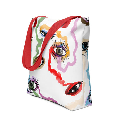 Colored Eyes - Stoffbeutel - Tote-Shopping Bags & Totes-linaliva.de