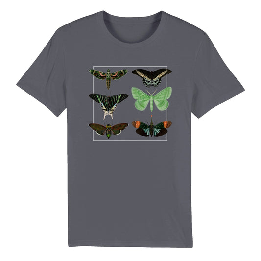 Green Butterfly - Unisex-T-Shirt aus Bio-Baumwolle