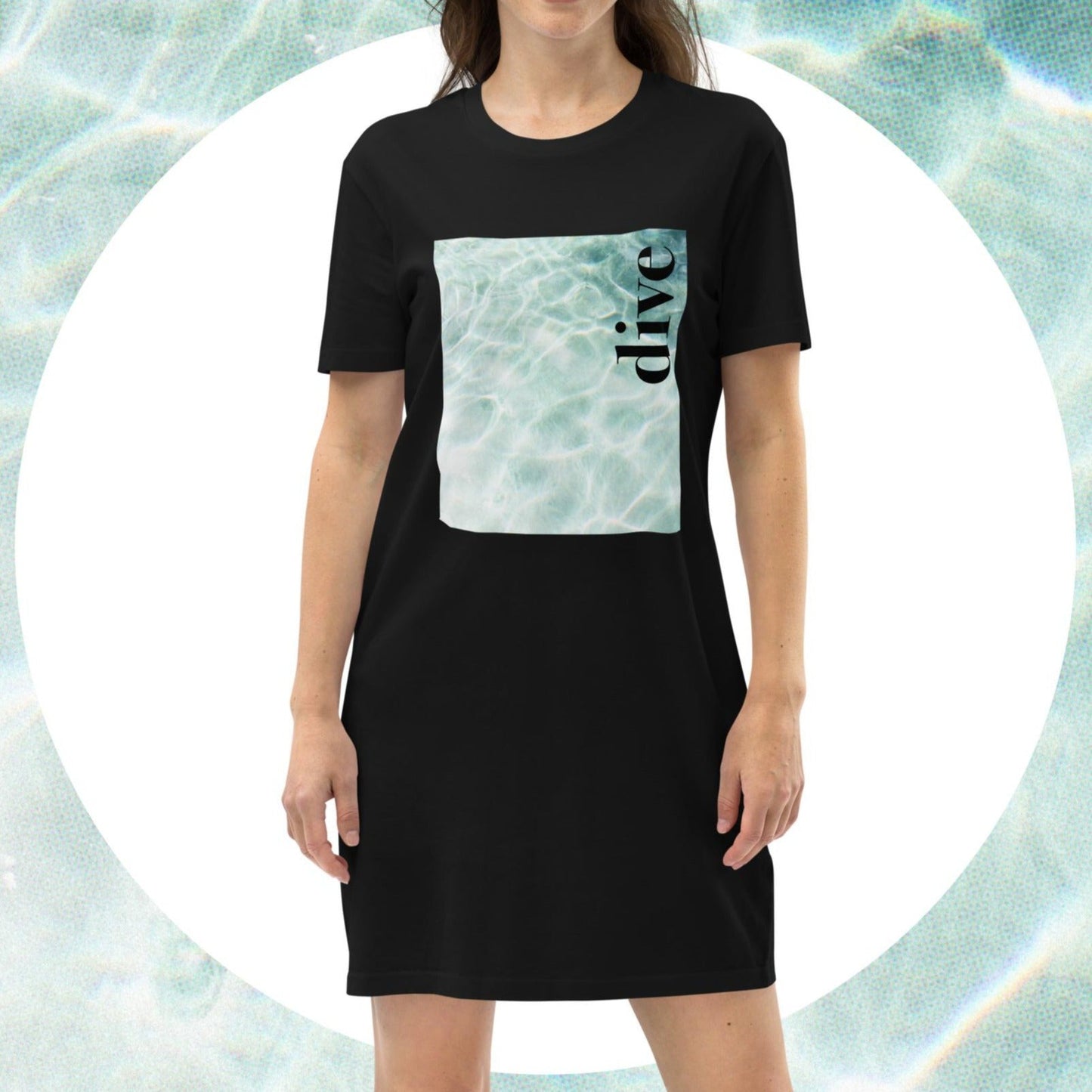 DIVE - T-Shirt-Kleid aus  Bio-Baumwolle