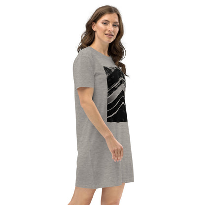 Curves Black - T-Shirt-Kleid aus Bio-Baumwolle-Bio-Baumwolle Kleider-linaliva.de