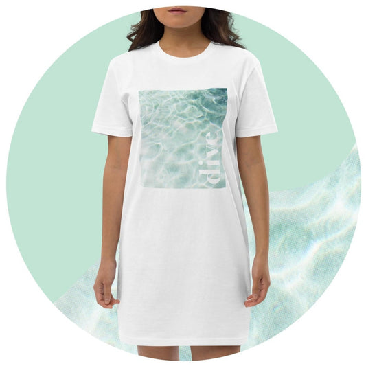 DIVE - T-Shirt-Kleid aus Bio-Baumwolle