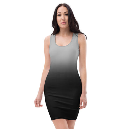 Verlauf - Grau - Bodycon-Kleid-Bodycon Kleider-linaliva.de