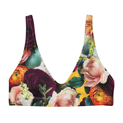 Rose and Dahlia - Recyceltes gepolstertes Bikinioberteil-recycelte Bikinis-XS-linaliva.de