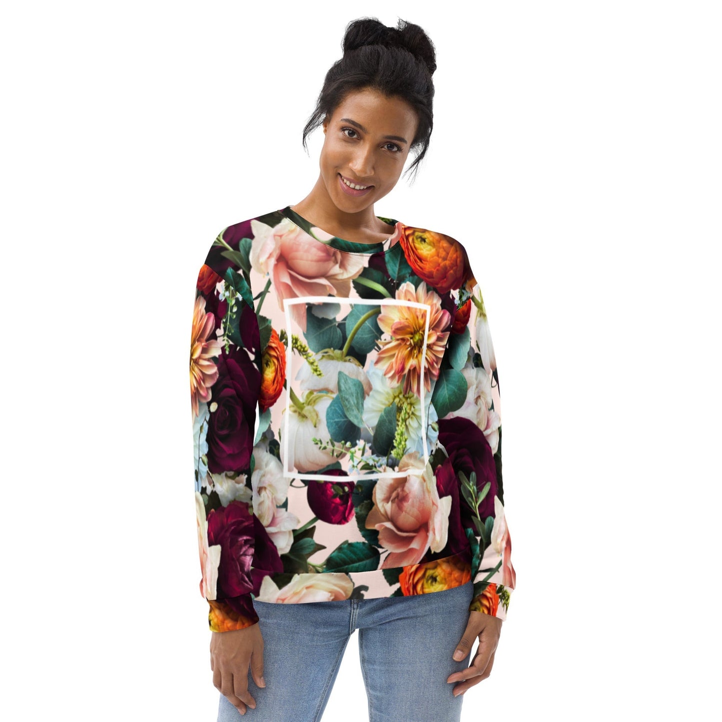 Rose & Dahlia vs Geometry - Sweatshirt - Unisex-Sweatshirts-linaliva.de