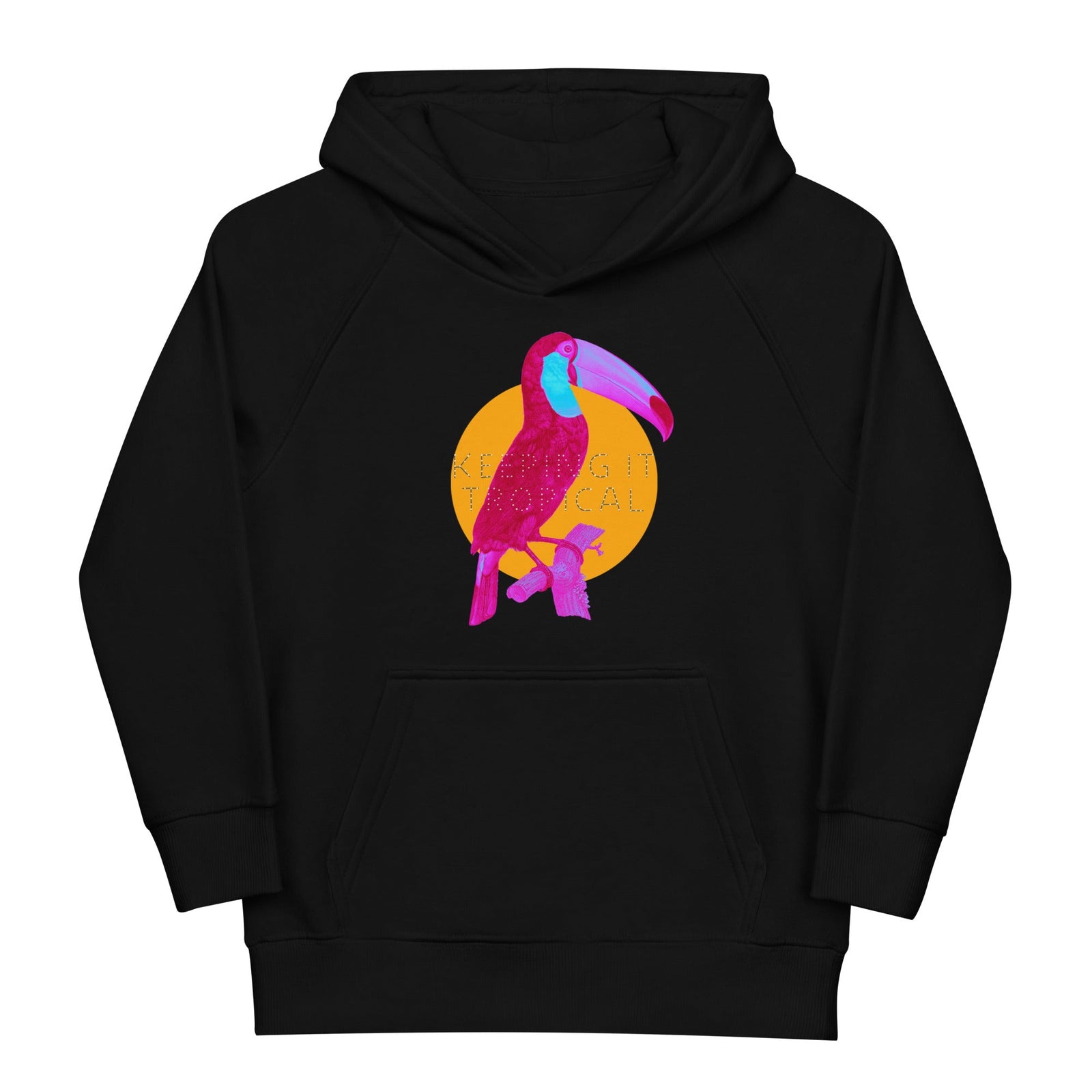 Keepin' it Tropical - Bio-Hoodie für Kinder-Hoodies & Sweatshirts für Kinder-Black-linaliva.de