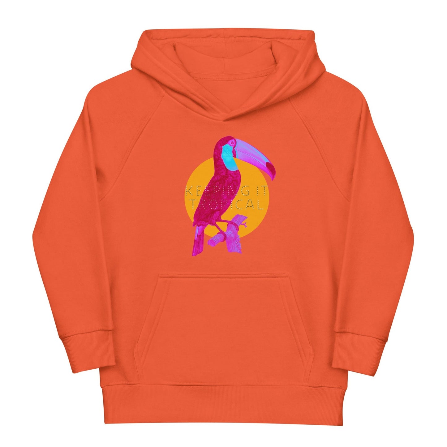 Keepin' it Tropical - Bio-Hoodie für Kinder-Hoodies & Sweatshirts für Kinder-Burnt Orange-linaliva.de