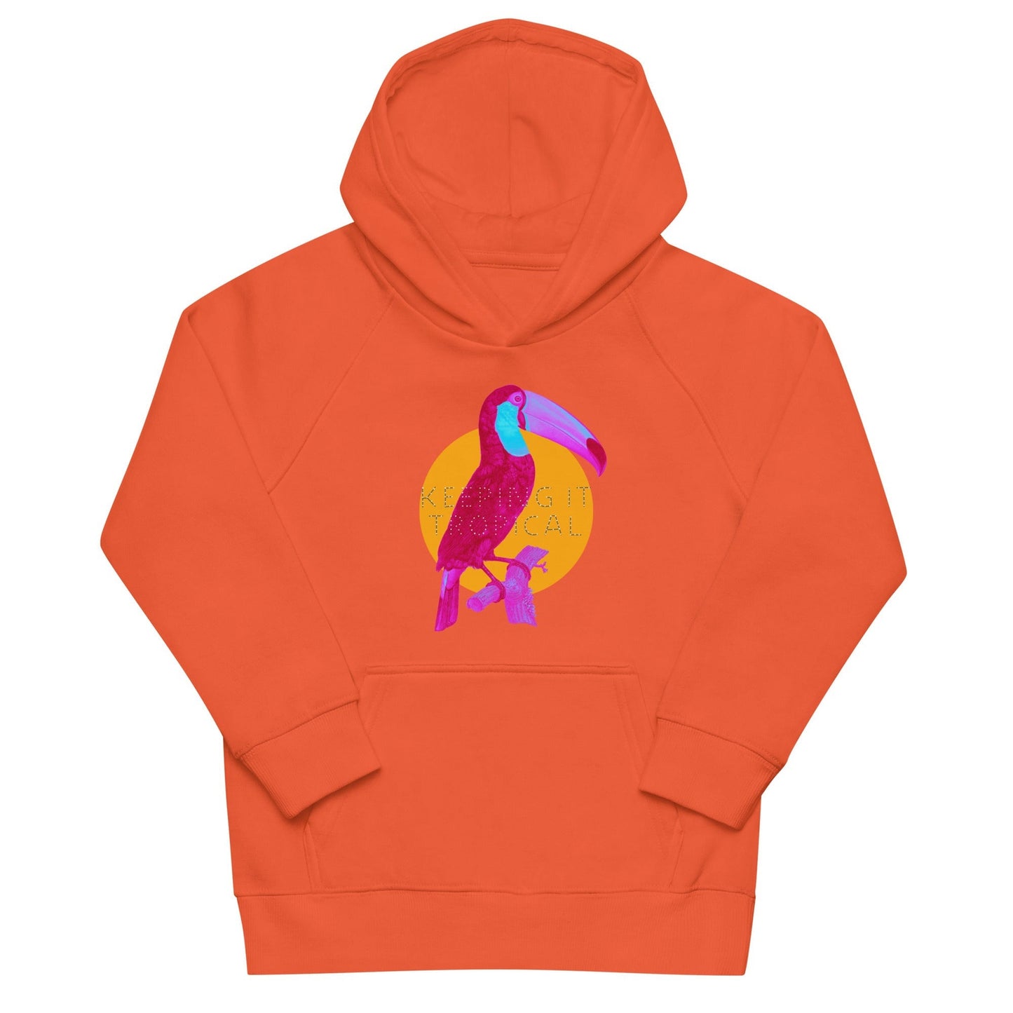 Keeping it Tropical - Bio-Hoodie für Kinder-Hoodies & Sweatshirts für Kinder-Burnt Orange-linaliva.de