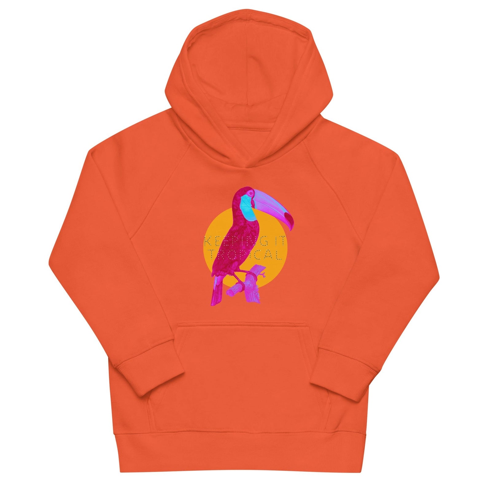 Keeping it Tropical - Bio-Hoodie für Kinder-Hoodies & Sweatshirts für Kinder-Burnt Orange-linaliva.de