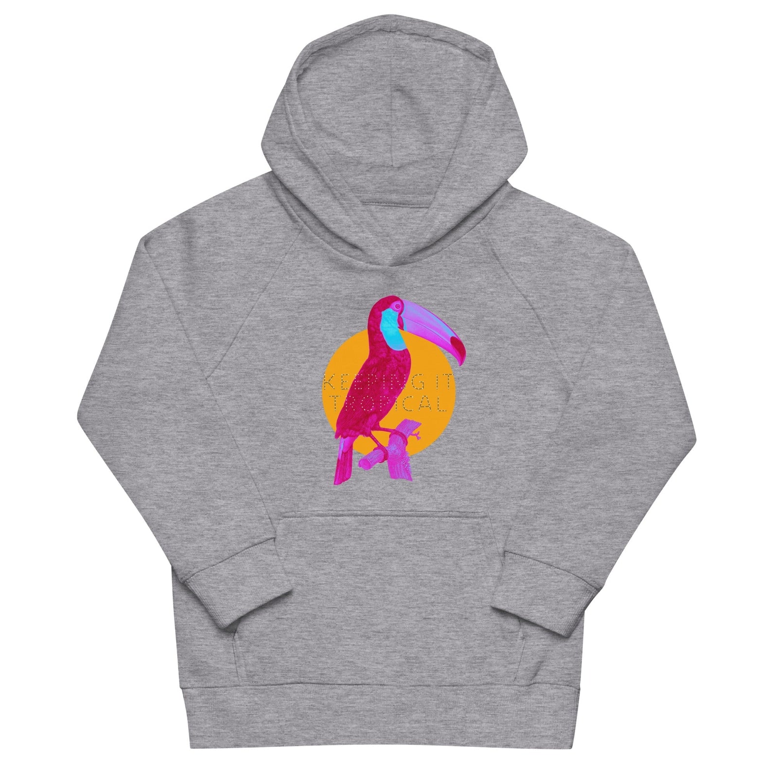 Keeping it Tropical - Bio-Hoodie für Kinder-Hoodies & Sweatshirts für Kinder-Grey Melange-linaliva.de