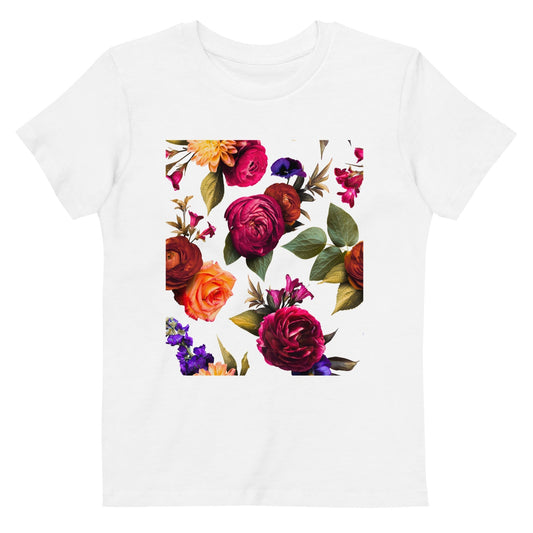 Floral Burst - Bio-Baumwolle T-Shirt für Kinder-Baby & Kinder Oberteile-linaliva.de