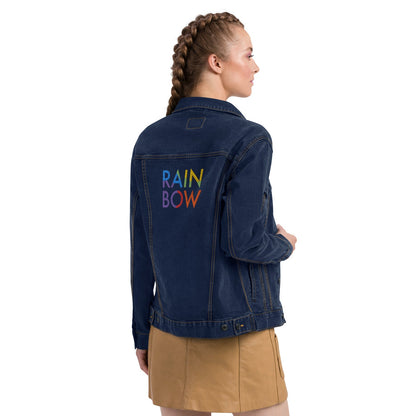 Rainbow - Jeansjacke - Unisex-Jeansjacken-linaliva.de