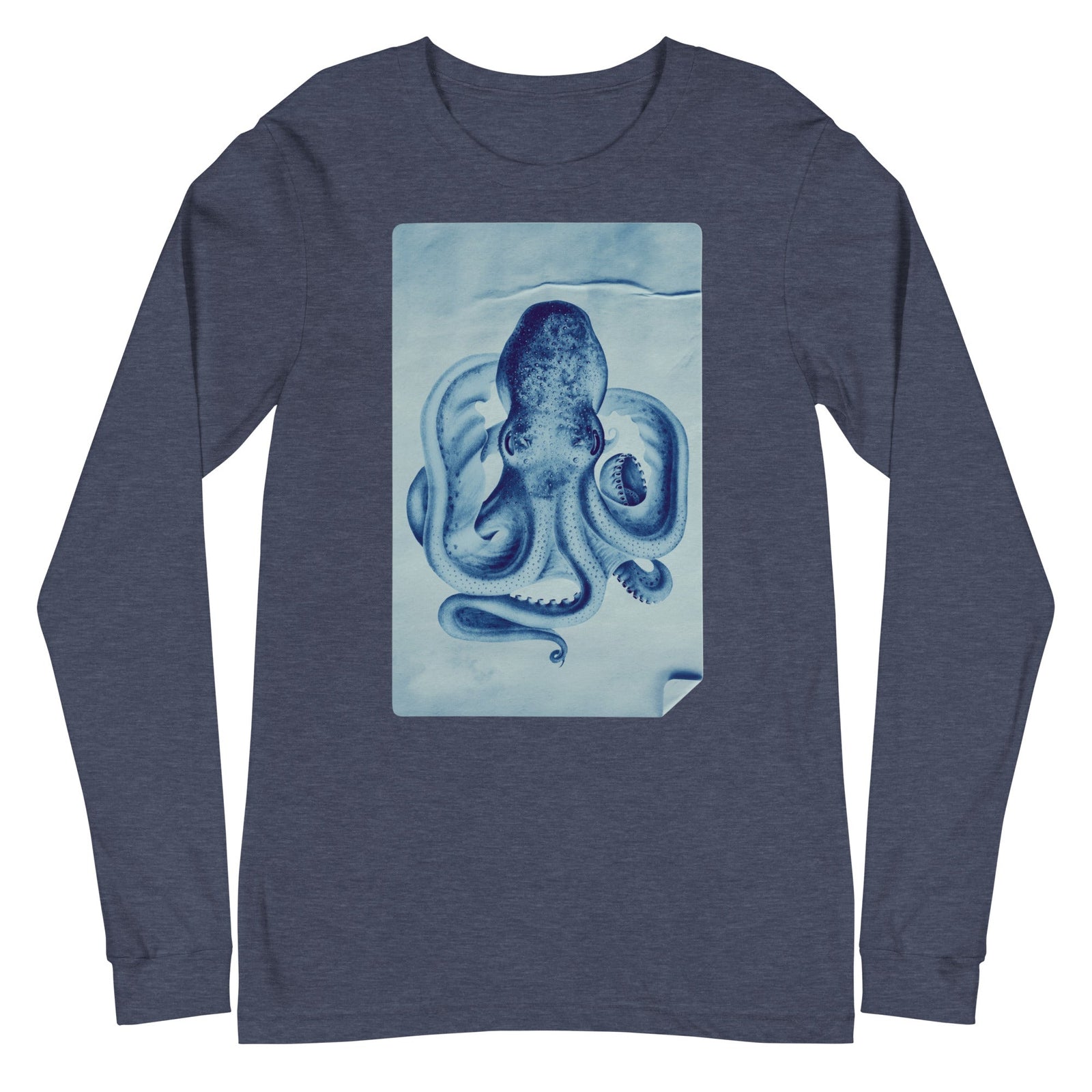 Nautical - Unisex-Langarm-T-Shirt-unisex Langarm T-Shirts-Heather Navy-linaliva.de