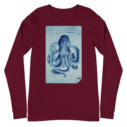 Nautical - Unisex-Langarm-T-Shirt-unisex Langarm T-Shirts-Maroon-linaliva.de