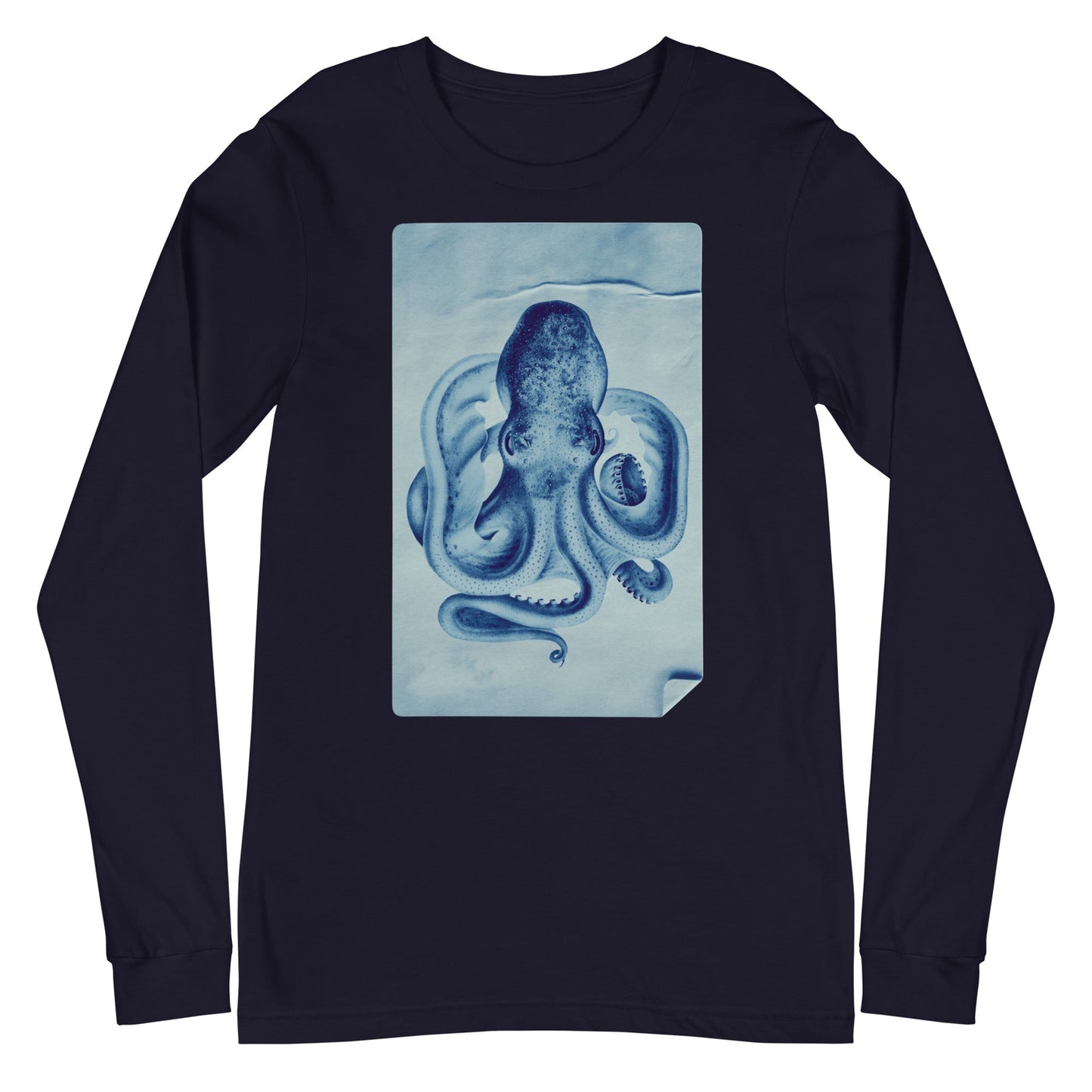 Nautical - Unisex-Langarm-T-Shirt-unisex Langarm T-Shirts-Navy-linaliva.de