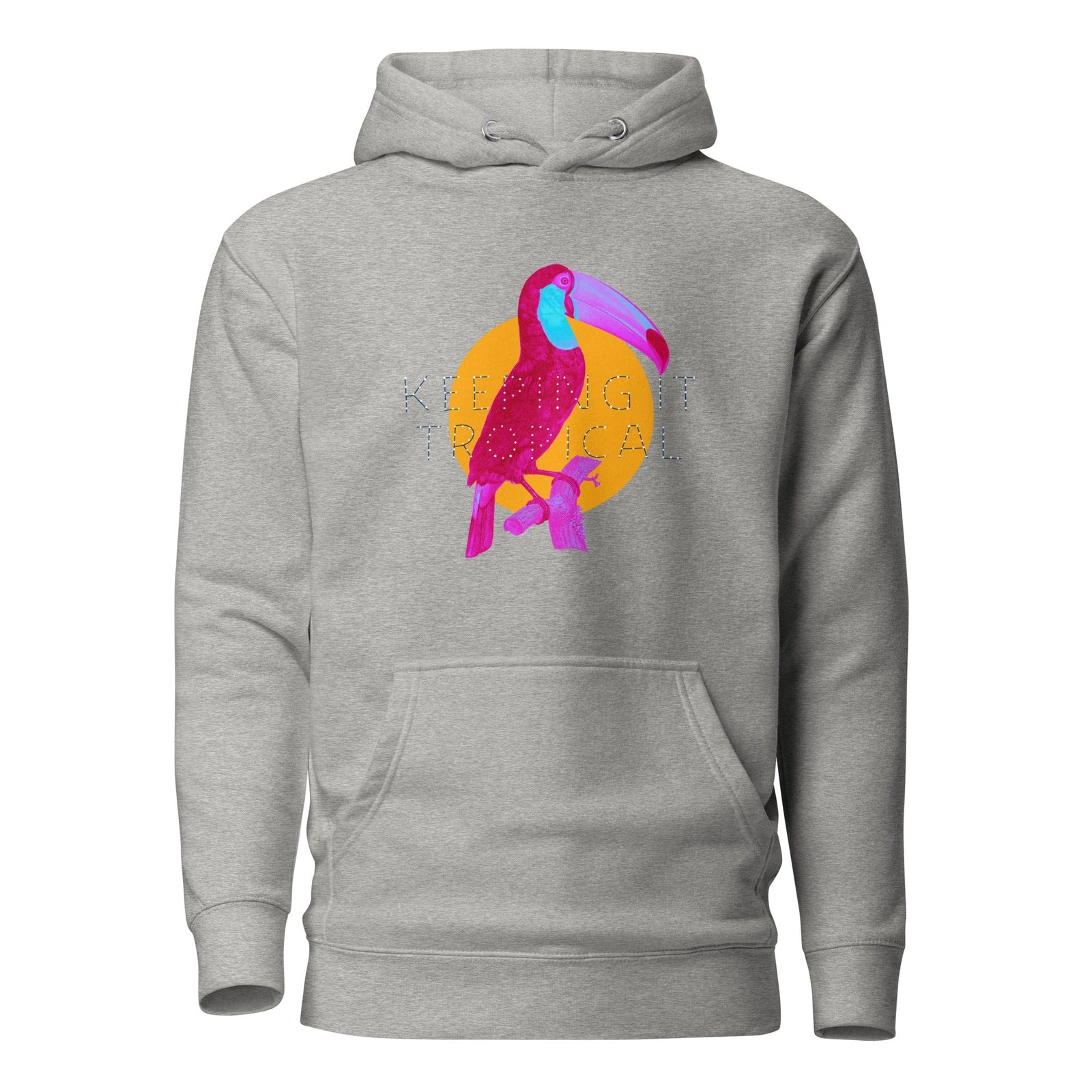 Keeping it Tropical - Unisex Hoodie-Hoodies-Carbon Grey-linaliva.de