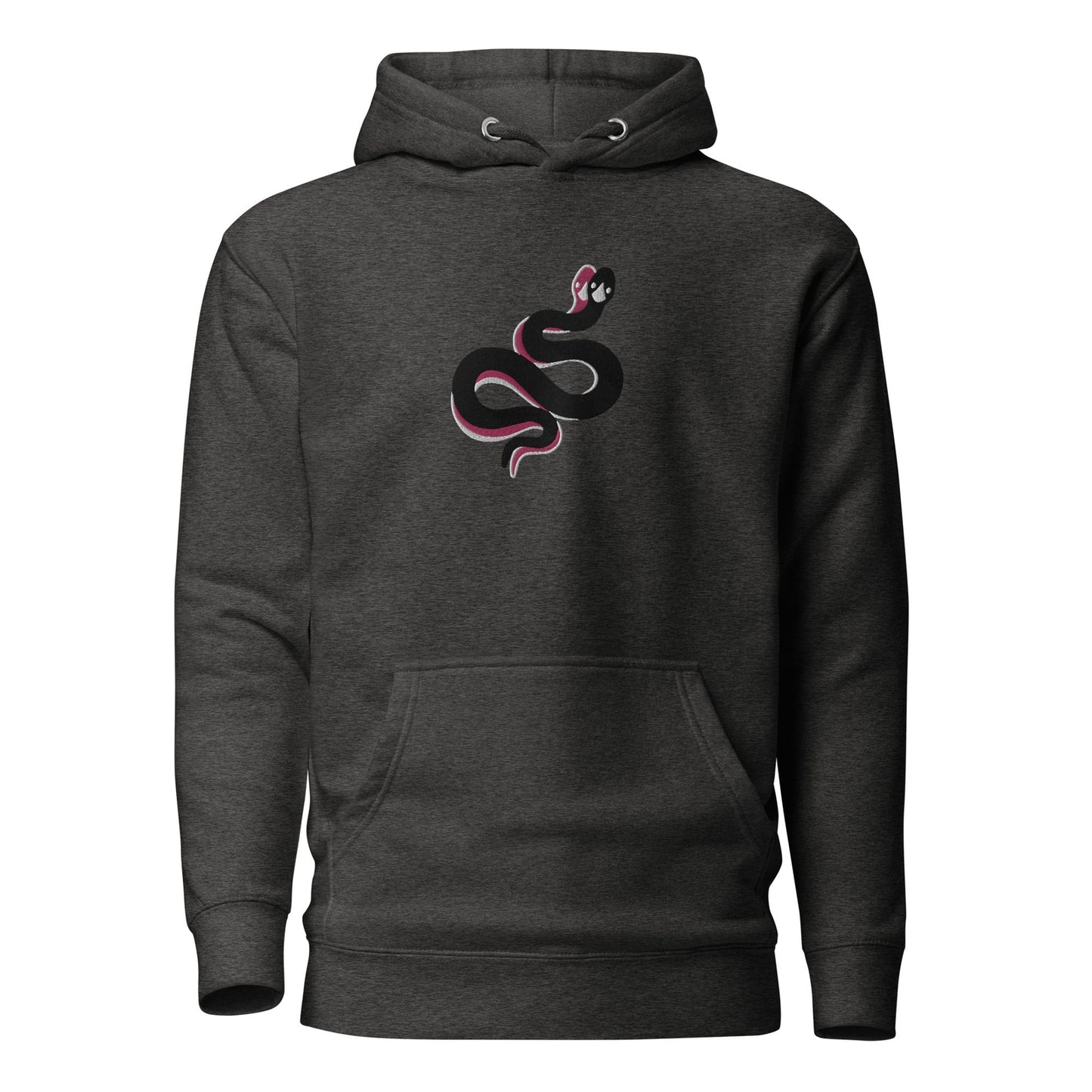 Snakes - Unisex Hoodie-Hoodies-Charcoal Heather-linaliva.de