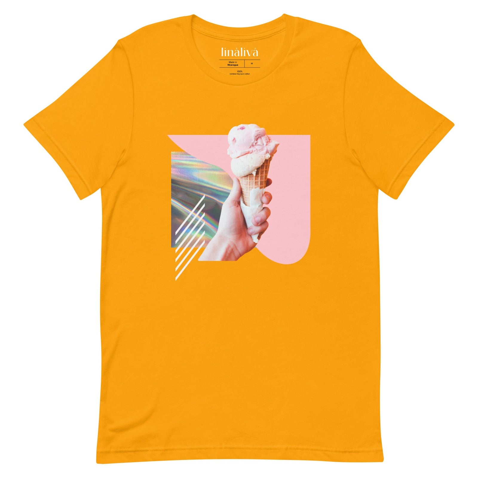 Strawberry & Vanilla - T-Shirt - Unisex-Unisex T-Shirts-yellow-linaliva.de